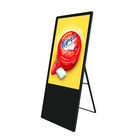 43 résolution portative du support HD 1920X1080 de plancher de kiosque de Signage de Digital de pouce
