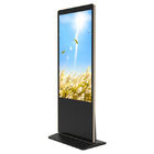 Éclat interactif du kiosque 450cd/m2 de Signage de Digital de support interactif de plancher d'IR Touschscreen