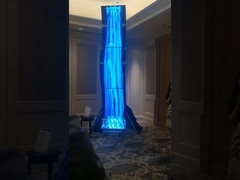 Borne au sol pour affichage numérique avec écran OLED pour la publicité