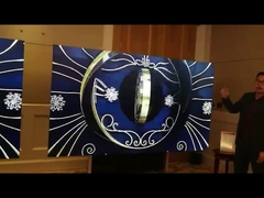 Mur d'images publicitaire intérieur à cadre fin, multi-écrans