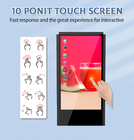 Signage d'intérieur d'affichage à cristaux liquides Digital de kiosque d'écran tactile de position de plancher de 50inch Android
