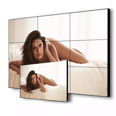 Écran de épissure 3x3 46 d'affichage à cristaux liquides de la publicité - 65 avancent le mur petit à petit visuel d'intérieur d'affichage à cristaux liquides