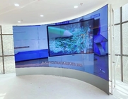 55 65 75 le mur visuel commercial de l'affichage OLED de pouce a courbé l'écran flexible