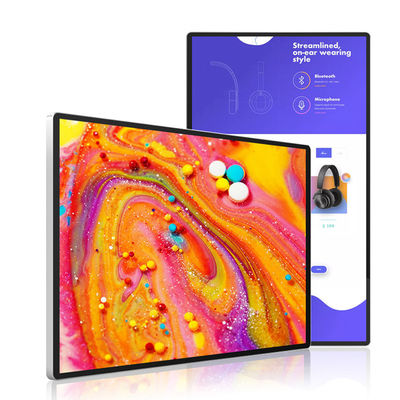 Affichage EPoster LED métallique de 55 pouces 12V 5A avec imprimante infrarouge et imprimante thermique