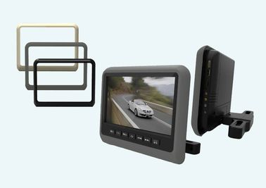 FCC ROHS 9" de la CE appui-tête de lecteur DVD de toit de voiture avec les peaux interchangeables de couleur.
