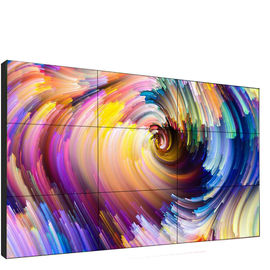 Samsung/LG rétrécissent ultra le cadre noir 3x3 2x2 46" 47" 49" 55" en métal de l'encadrement 3.5mm1.8mm pouce ONT FAIT le mur de vidéo d'affichage à cristaux liquides