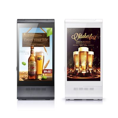 8 pouces Tabletop numérique de commande d'appel affichage écran LCD publicité lecteur avec menu Power Bank