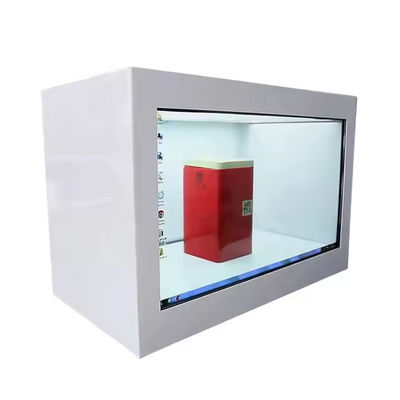 Boîte holographique 3D de 22 pouces vitrine LCD transparente