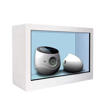 Boîte holographique 3D de 22 pouces vitrine LCD transparente