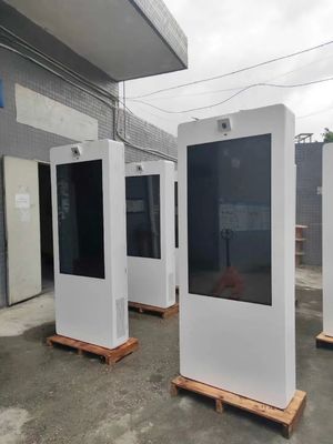 Kiosque de signalisation numérique LCD extérieur 43-65 pouces 1920x1080 écran tactile