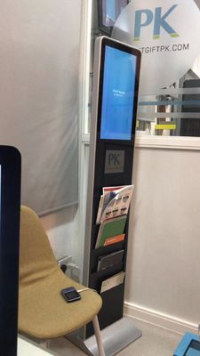 Borne numérique d'affichage sur pied 21,5-65 pouces résolution 1920x1080