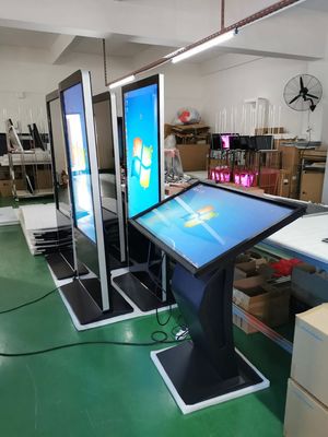 Kiosque d'affichage numérique Android de 55 pouces avec luminosité 400CD/M2