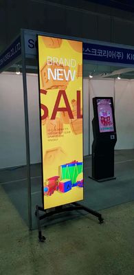 Écran LCD étendu de 86 pouces avec système d'exploitation Android et écran tactile infrarouge pour une installation verticale