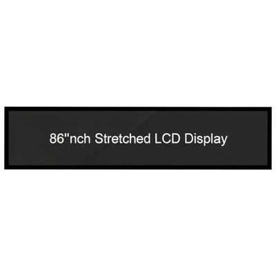 Affichage LCD étendu de 86 pouces avec résolution 1920*1080 et luminosité 400CD/M*2 pour affichage numérique et écran LCD à barres