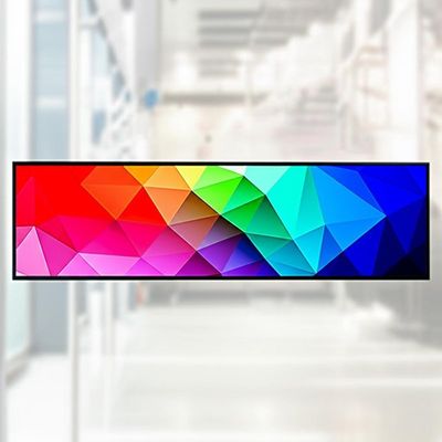 Écran LCD étiré de 86 pouces avec une résolution de 1920*1080 et une luminosité de 400CD/M*2 pour les bars d'hôtels et l'usage commercial