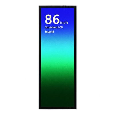 Écran LCD étendu de 86 pouces avec système d'exploitation Android et écran tactile infrarouge pour une installation verticale
