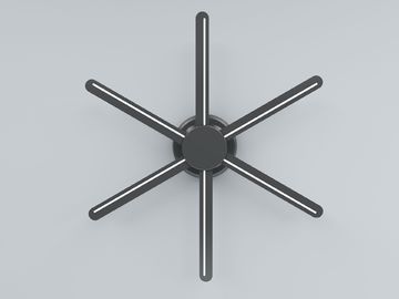 La publicité de l'hologramme 3D de Wifi 65cm montrent la vidéo olographe de photo de la fan 3D de LED pour l'hologramme de projecteur de la barre 3d de magasin