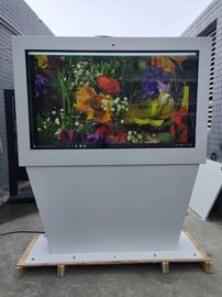 Kiosque extérieur d'écran de paysage du moniteur 65inch 55inch 43inch de clôture du menu TV de Digital de support de plancher
