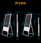Mobile pliable affiche d'écran tactile de support de plancher de Signage de Digital d'affichage de 55 pouces