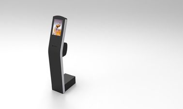 12.1 pouce de sol debout capacitive écran tactile kiosque avec imprimante THERMAL intégré Android ou PC OS pour le kiosque de paiement