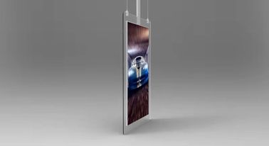 toit debout libre QLED Android de système blanc noir de 55inch montant le Signage d'affichage à cristaux liquides Digital avec le cadre en verre de Super Slim