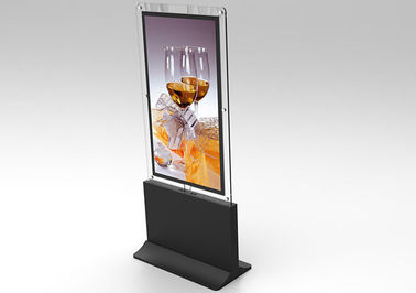 Signage fixé au mur à simple face 55" de Digital OLED avec un autre miroir latéral