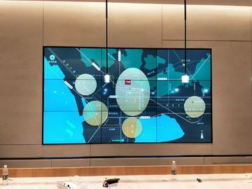 Mur visuel d'encadrement ultra étroit d'intérieur, mur visuel de Signage de Digital pour le centre de télévision en circuit fermé