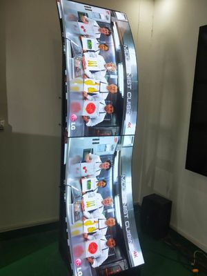 OLED 55&quot; support de plancher de 1920x1080 400cd/m2 annonçant le joueur