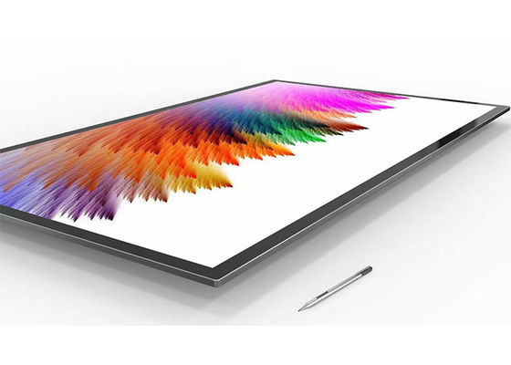 Kiosque 5g double WiFi de support de plancher d'écran d'affichage à cristaux liquides de pouce 4K de l'intense luminosité 55 de lentes du Signage 800 de Digital