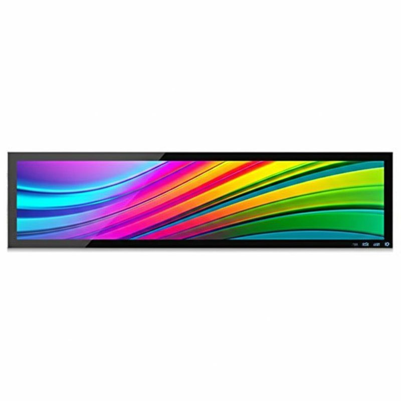 Écran LCD barre de 86 pouces avec système d'exploitation Android et écran tactile infrarouge pour l'affichage dynamique