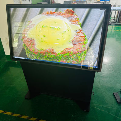 Écran tactile de 55 pouces stand kiosque moniteur LCD Pcap avec ordinateur i7 intégré