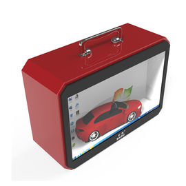 Manipulez pouce transparent interactif 450 Cd/m2 de l'étalage 22 d'affichage à cristaux liquides de 3G Wifi
