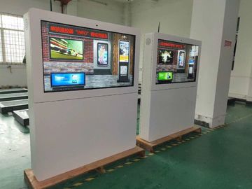 Le seul affichage à cristaux liquides debout de publicité extérieure examine pouce Media Player du kiosque 65 pour la gare routière