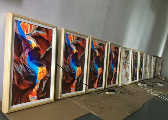Cadre de photo de Signage d'affichage à cristaux liquides Digital de contrôle d'appli de bâti de mur pour le musée
