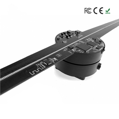 1024pcs LED ALLUME l'affichage olographe de la fan 65x2 3D d'hologramme de HD WIFI mené annonçant la fan